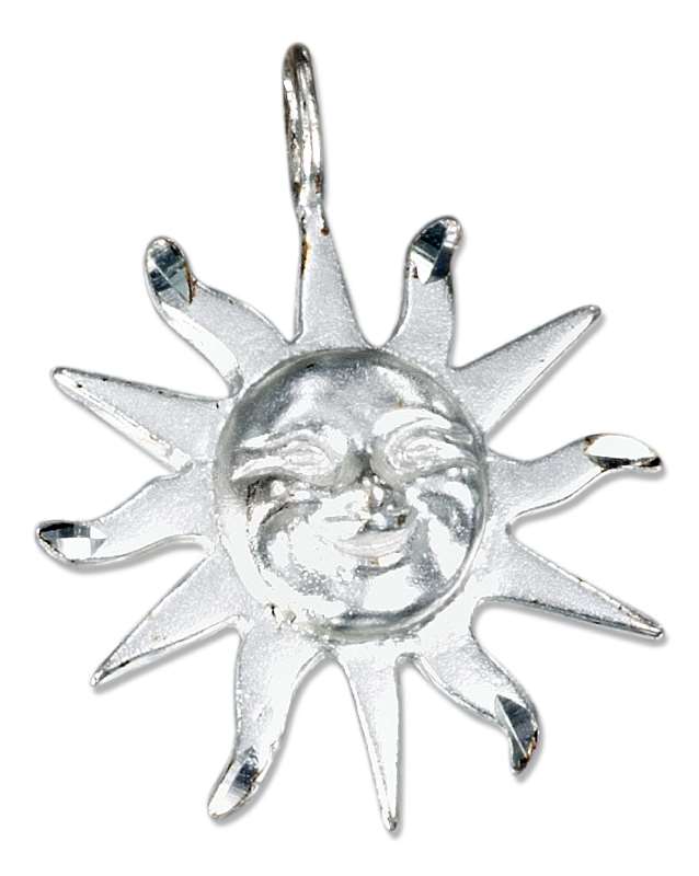 Smiling Sun Charm - Click Image to Close