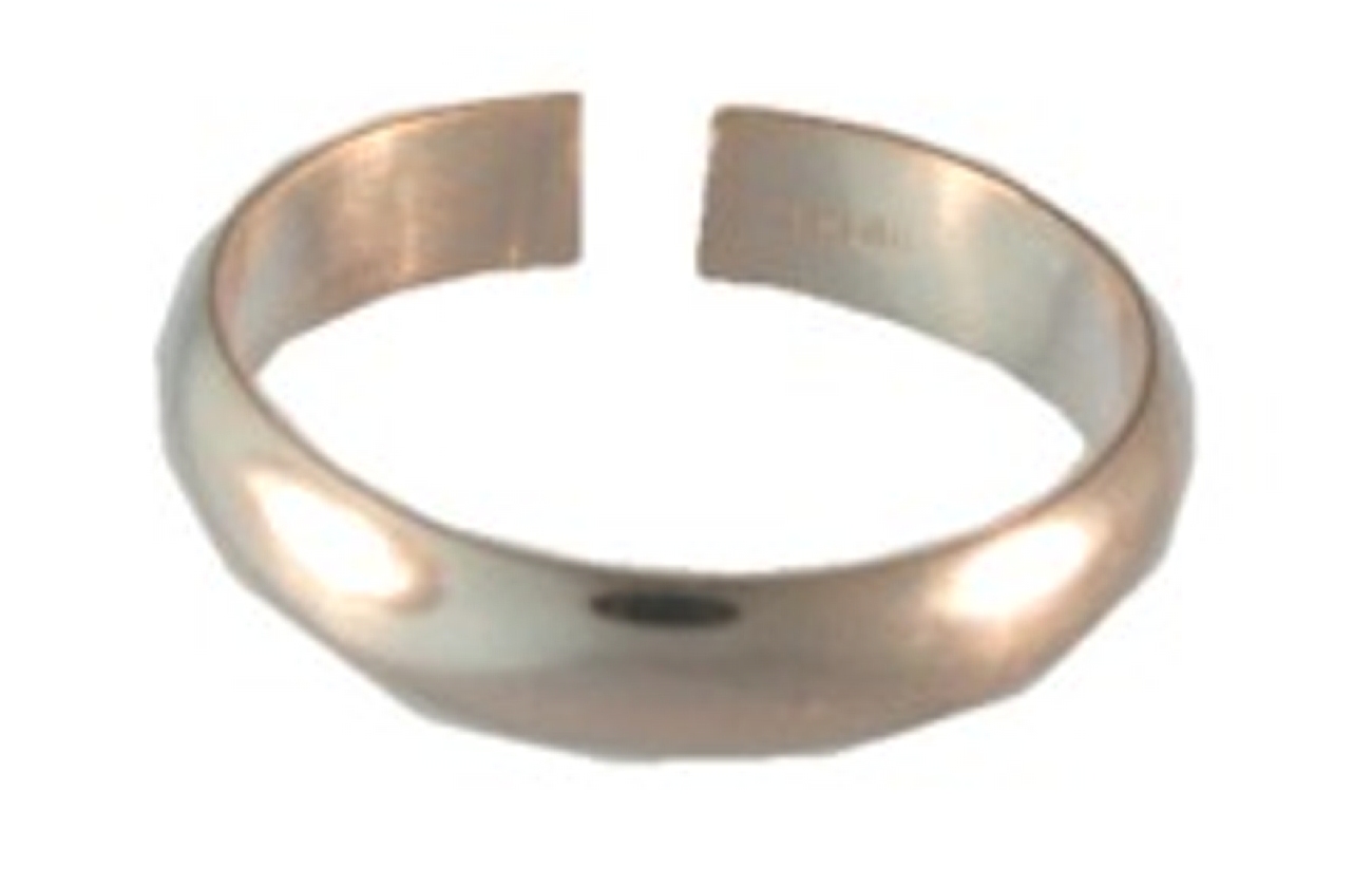 Men's Adjustable Domed Band Large Big Toe Toe Ring Men's Adjustable Domed Band Large Big Toe Toe Ring