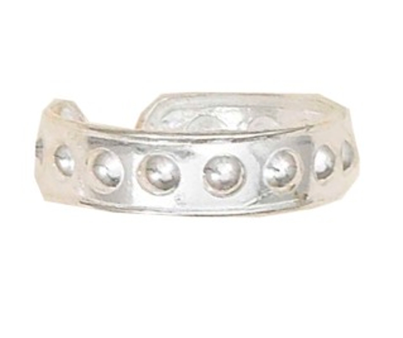 Raised Dots Dotted Adjustable Toe Ring