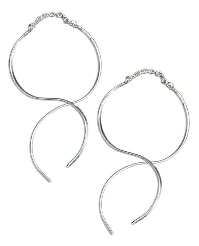 Double "S" Wire Earrings Threads Double "S" Wire Earrings Threads
