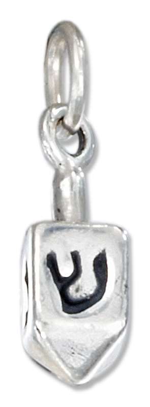 3D Dreidel Spinning Top Charm 3D Dreidel Spinning Top Charm