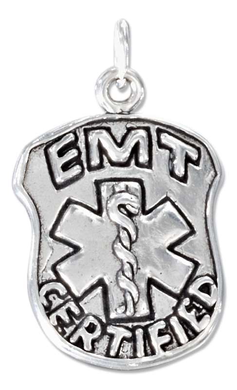 "EMT CERTIFIED" BADGE Charm "EMT CERTIFIED" BADGE Charm