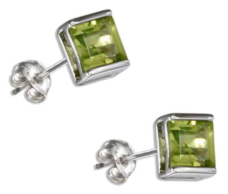 Peridot Post Earrings Peridot Post Earrings