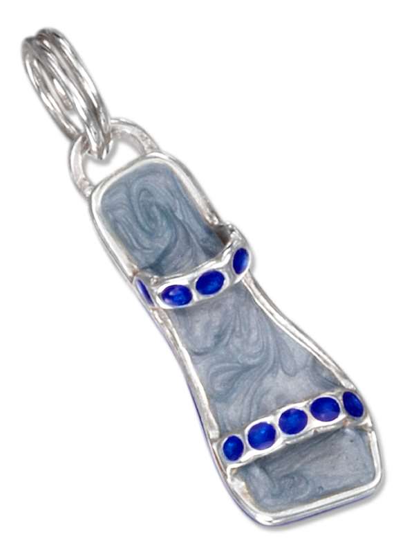 3D Blue Sandal Charm 3D Blue Sandal Charm