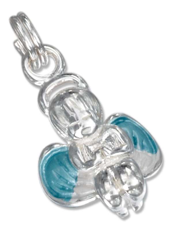 3D Enamel Little Boy Praying Angel Charm 3D Enamel Little Boy Praying Angel Charm