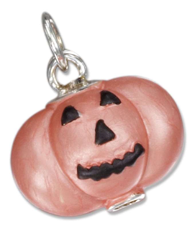 3D Enamel Orange Pumpkin Charm 3D Enamel Orange Pumpkin Charm