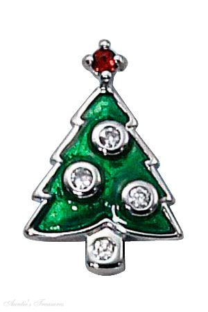 Enamel Green Christmas Tree Charm Enamel Green Christmas Tree Charm