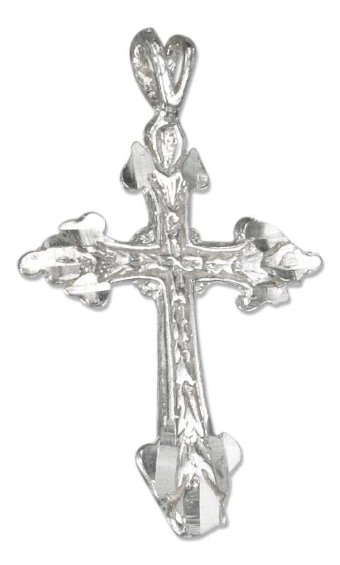 Solid Christian Religious Cross Charm - Click Image to Close