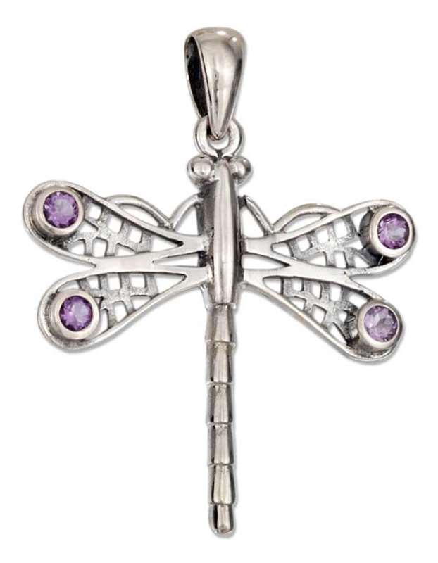 Dragonfly Amethyst Pendant Dragonfly Amethyst Pendant
