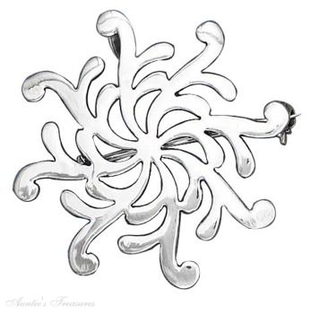 Snowflake Brooch Pin