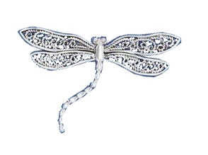 Filigree Winged Butterfly Pin Brooch Filigree Winged Butterfly Pin Brooch