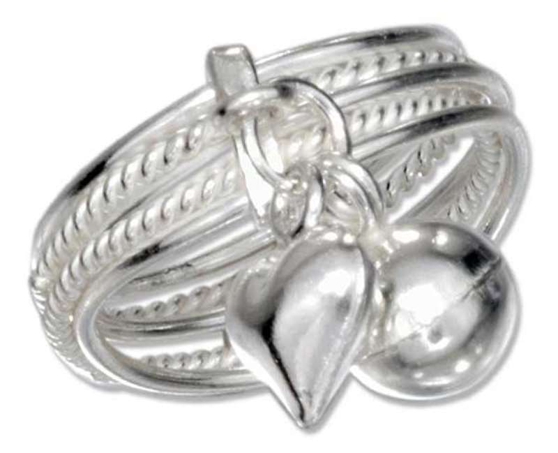Heart Charm Ring
