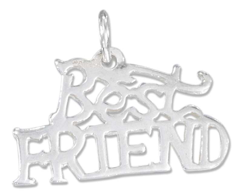 Flat "BEST FRIEND" Word Charm Flat "BEST FRIEND" Word Charm