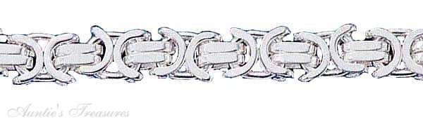 6mm Wide Flat Byzantine Chain Necklace Or Bracelet 6mm Wide Flat Byzantine Chain Necklace Or Bracelet