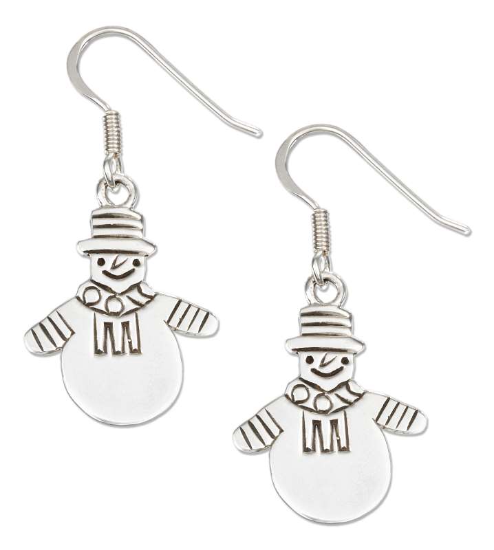 Snowman Dangle Earrings Snowman Dangle Earrings