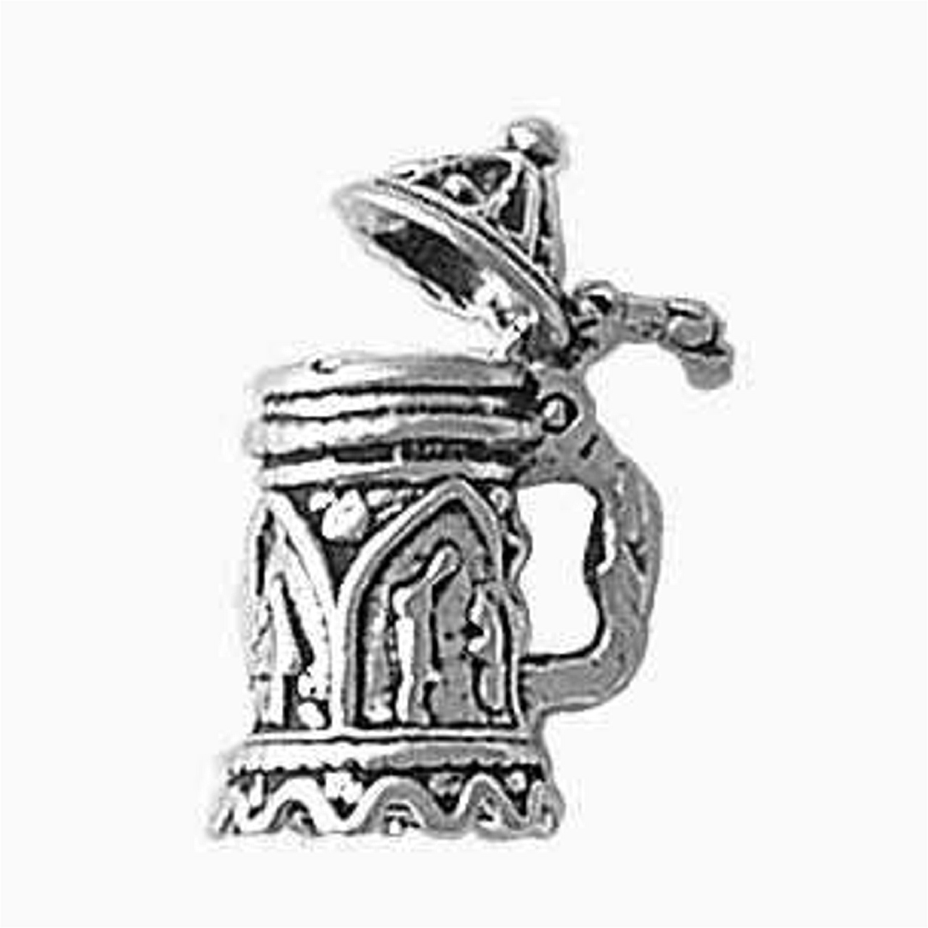 3D German Beer Stein Openable Lid Three Picture Frames Charm 3D German Beer Stein Openable Lid Three Picture Frames Charm