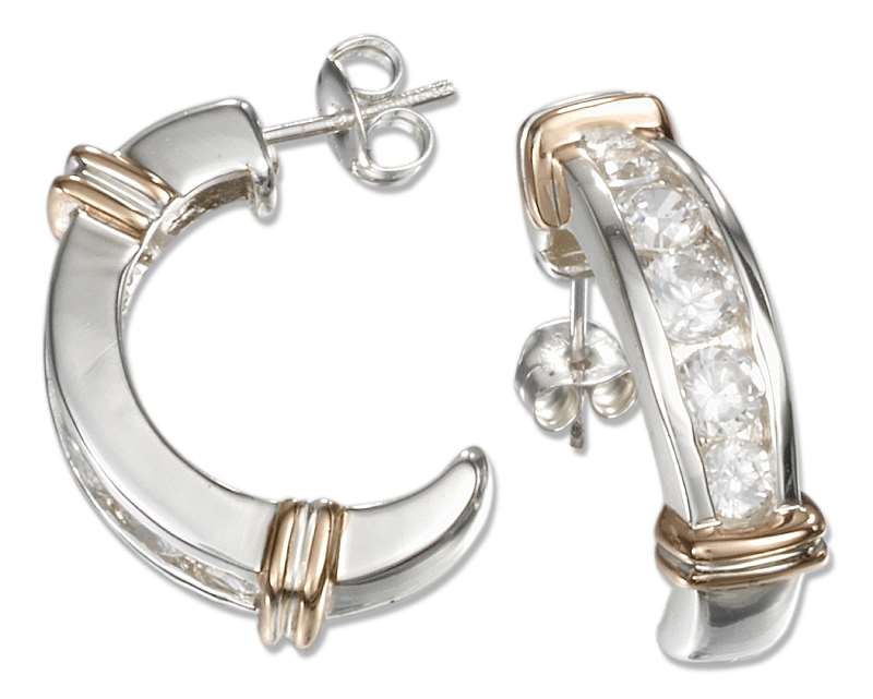 Cubic Zirconia Cuff Earrings Cubic Zirconia Cuff Earrings