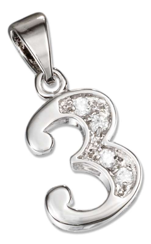 Cubic Zirconia Number Three 3 Charm