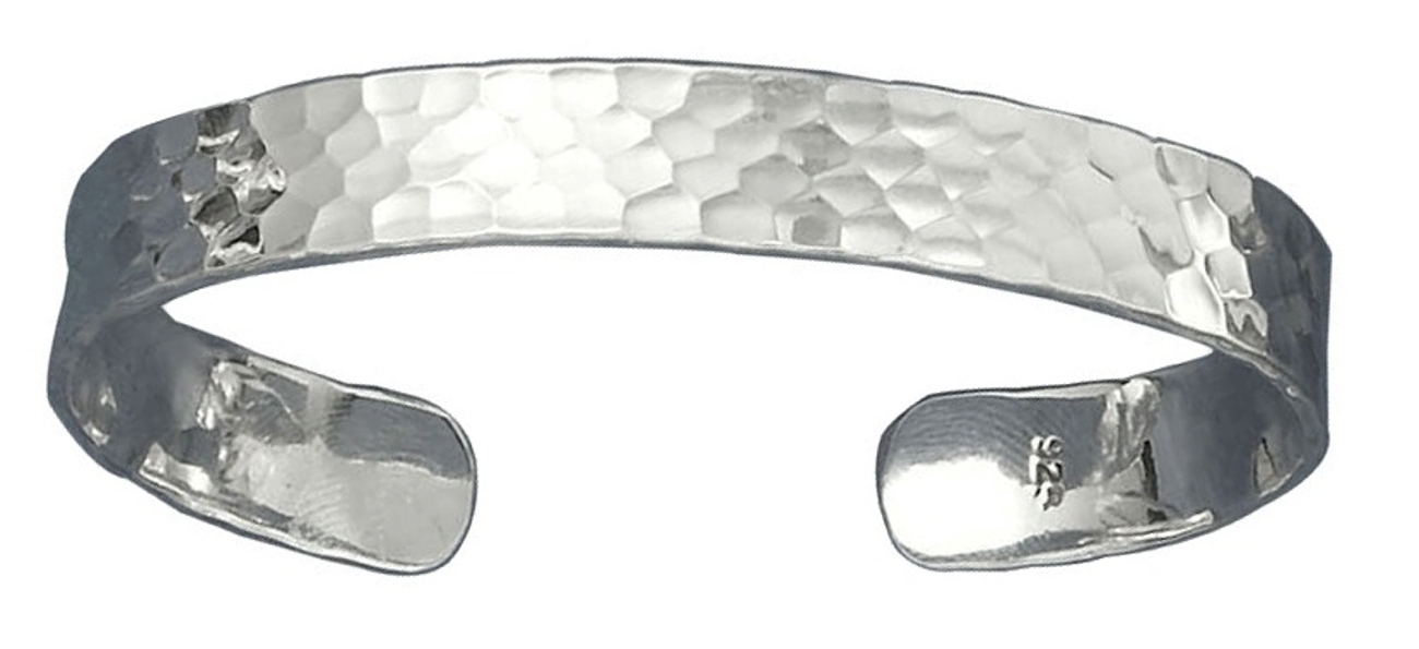High Polished Hammered Thin Cuff Bracelet High Polished Hammered Thin Cuff Bracelet