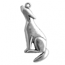 Howling Wolf Coyote Or Dog Charm Howling Wolf Coyote Or Dog Charm