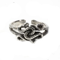 Intertwined Snakes Adjustable Toe Ring Intertwined Snakes Adjustable Toe Ring