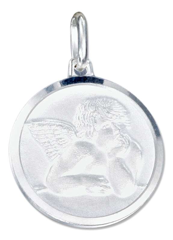 3/4" Diameter Rafael Cherub Charm 3/4" Diameter Rafael Cherub Charm