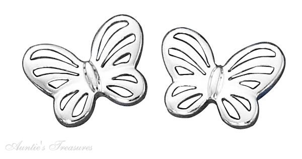 Butterfly Post Earrings Itailian