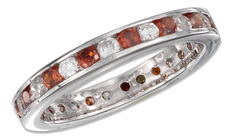 January Birthstone Eternity Ring January Birthstone Eternity Ring
