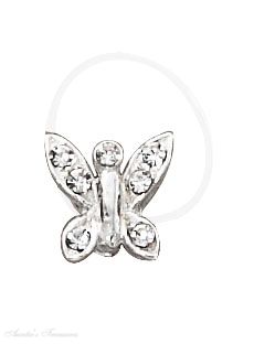 Invisible Band Butterfly Illusion Toe Ring