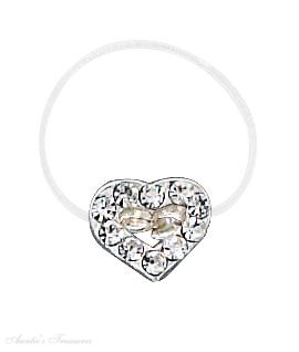 Invisible Band Heart Illusion Toe Ring