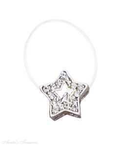 Invisible Band Star Illusion Toe Ring Invisible Band Star Illusion Toe Ring