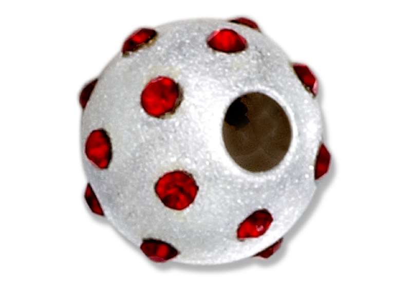 July Birthstone Spacer Bead Slide Pendant
