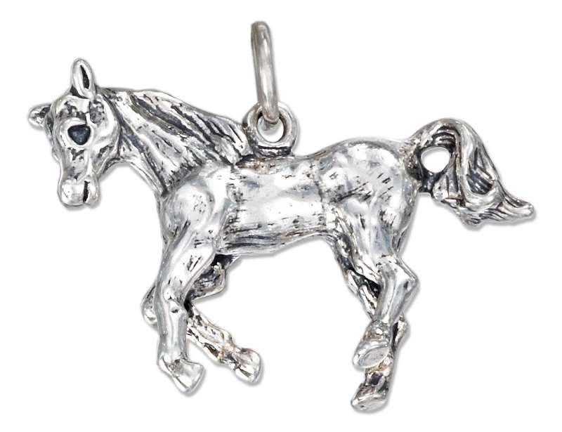 Large 3D Running Horse Charm Large 3D Running Horse Charm