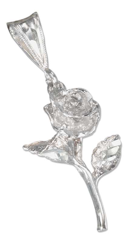Rose Stem Charm