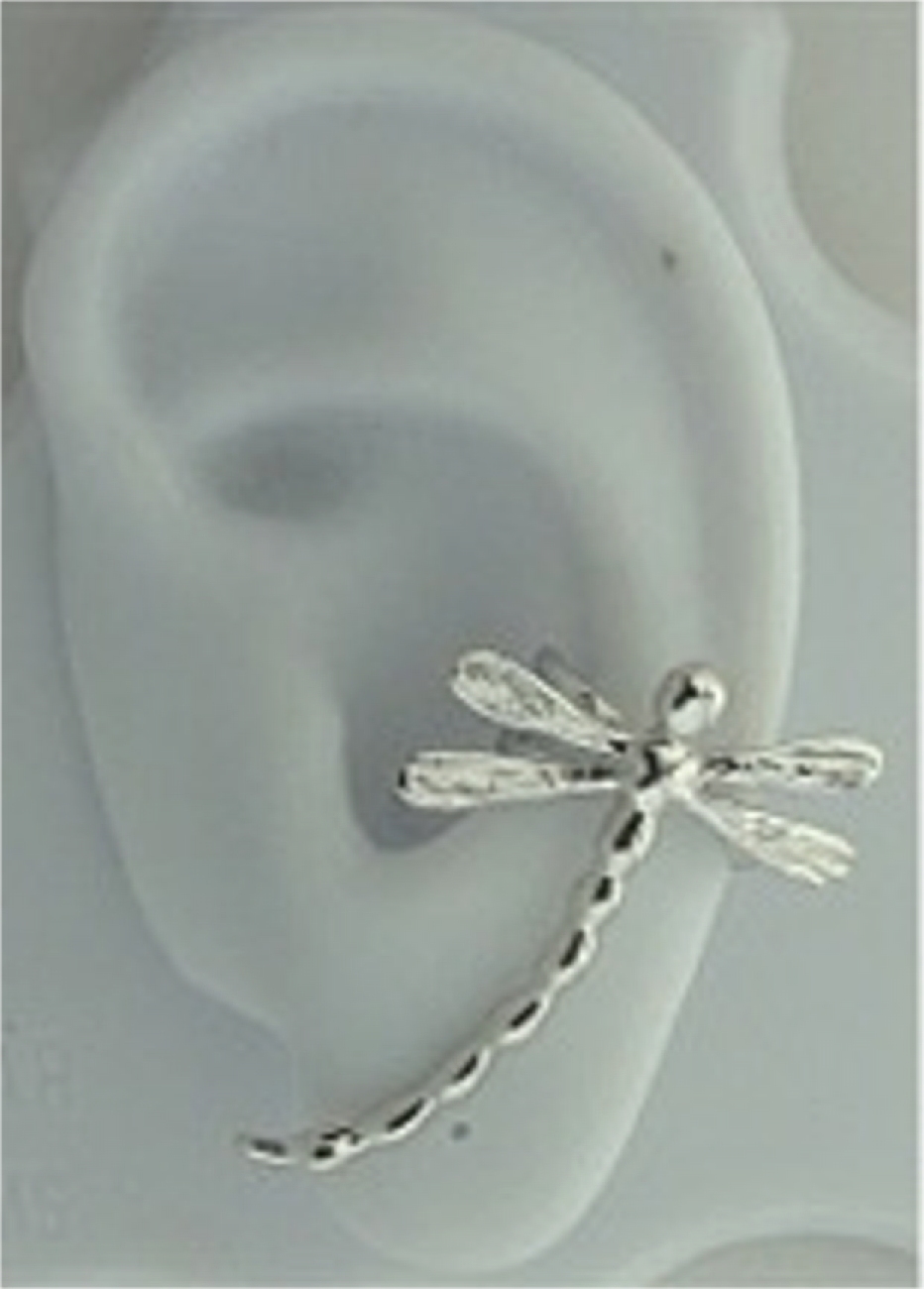 Pierceless Right Large Dragonfly Ear Cuff Pierceless Right Large Dragonfly Ear Cuff