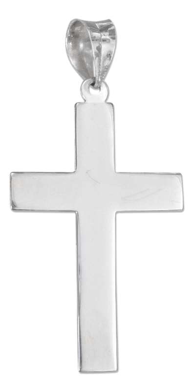 Flat Simple Christian Religious Cross Pendant Flat Simple Christian Religious Cross Pendant