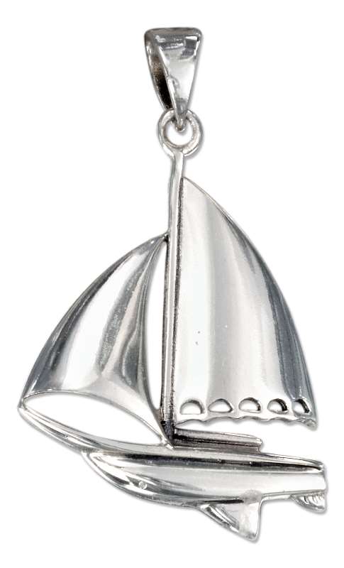 3D Sailboat Pendant
