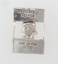 Lucy Van Pelt Psychiatric Help Pendant