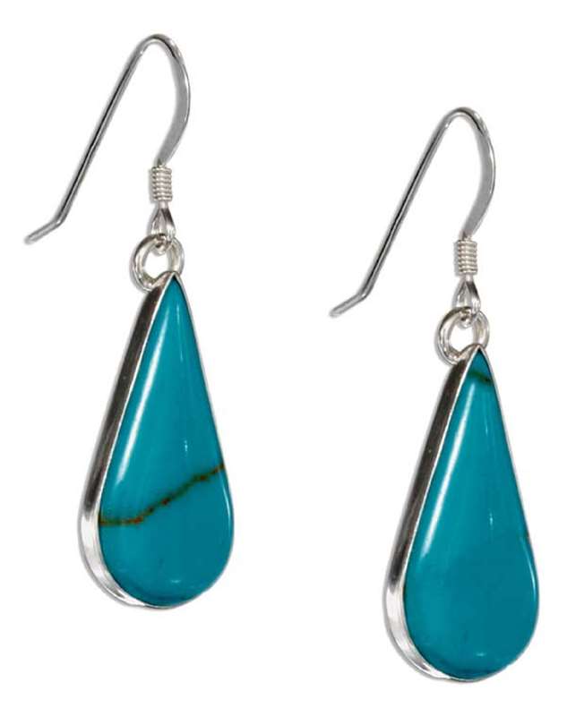 Teardrop Turquoise Earrings Teardrop Turquoise Earrings