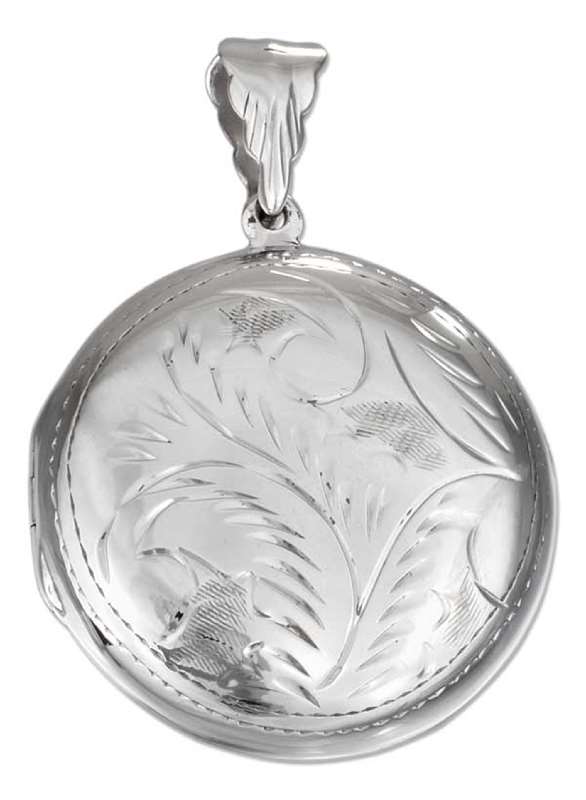 Round Locket Pendants