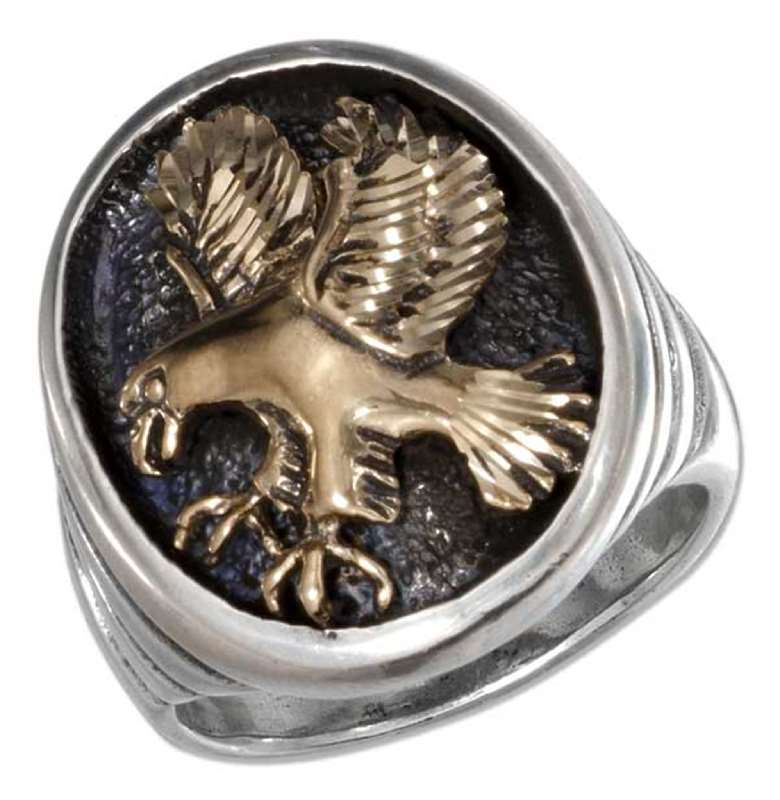 Men's Bronze Eagle Ring Men's Bronze Eagle Ring