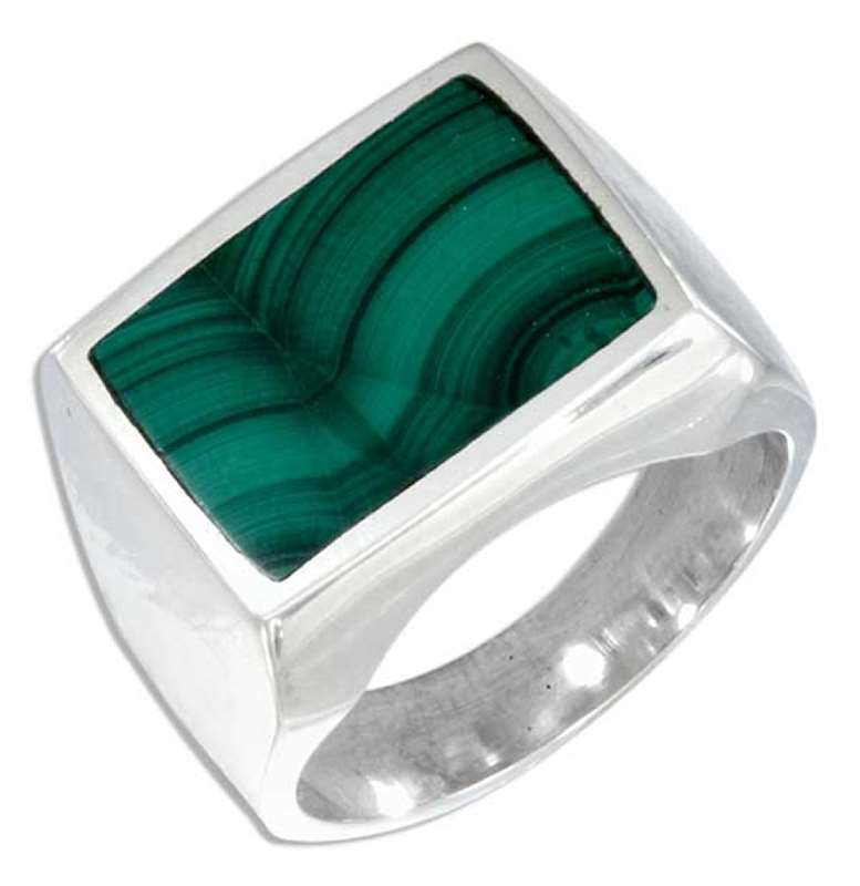 Men's Malachite Ring Men's Malachite Ring
