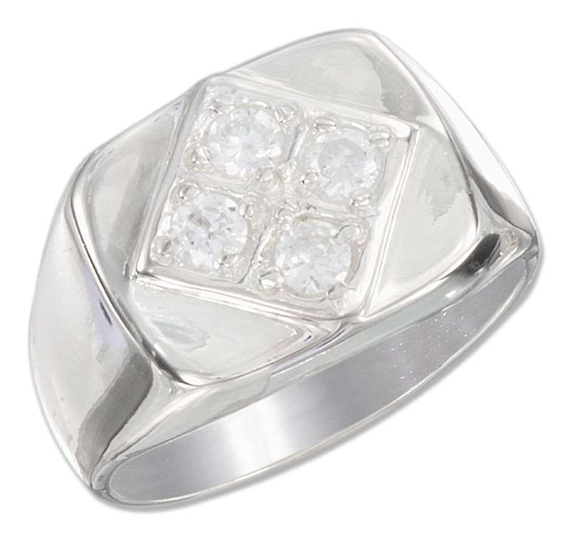 diamond rings for men. Men#39;s Cubic Zirconia Ring