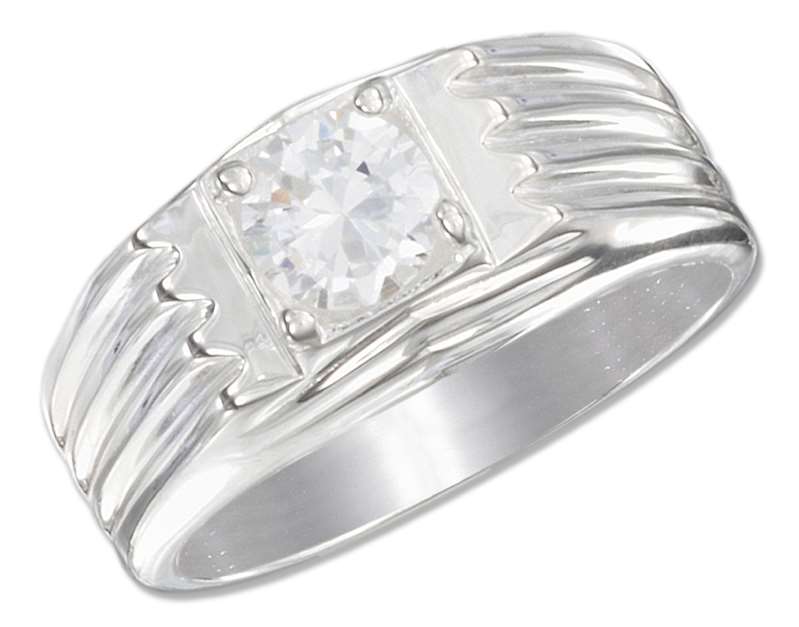 silver rings for men. Mens Sterling Silver Ring With