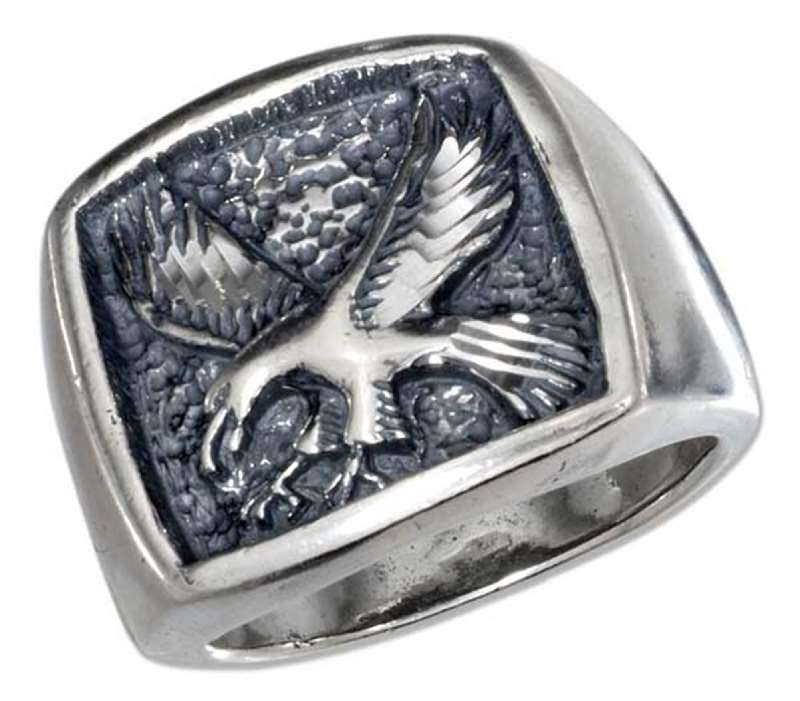 Men's Fishing Eagle Talons Extended Ring Men's Fishing Eagle Talons Extended Ring