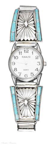 Men's Turquoise Inlay Watch