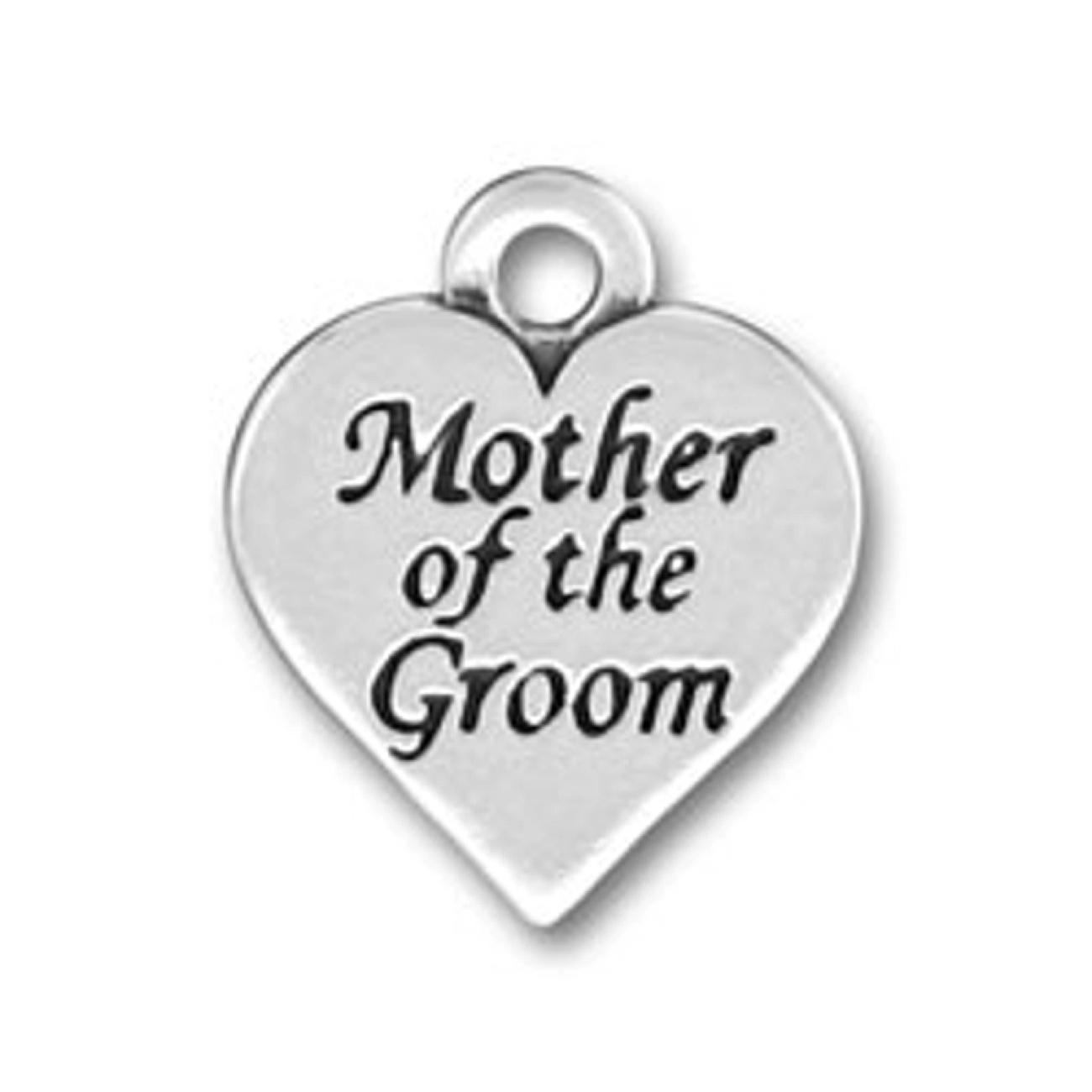 Mother Of The Groom Heart Charm Mother Of The Groom Heart Charm