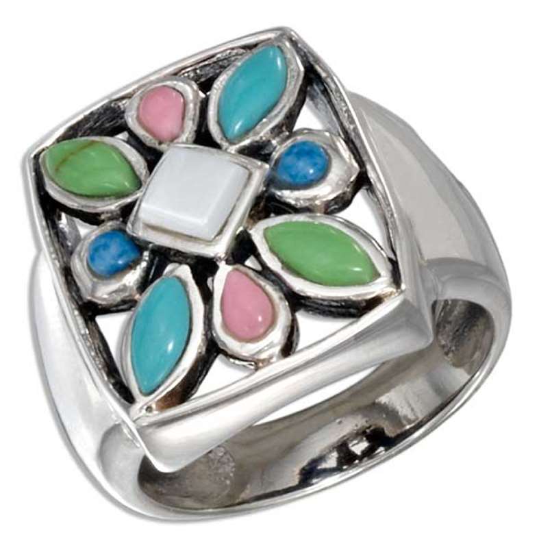 Stone Starburst On Open Box Setting Ring Stone Starburst On Open Box Setting Ring