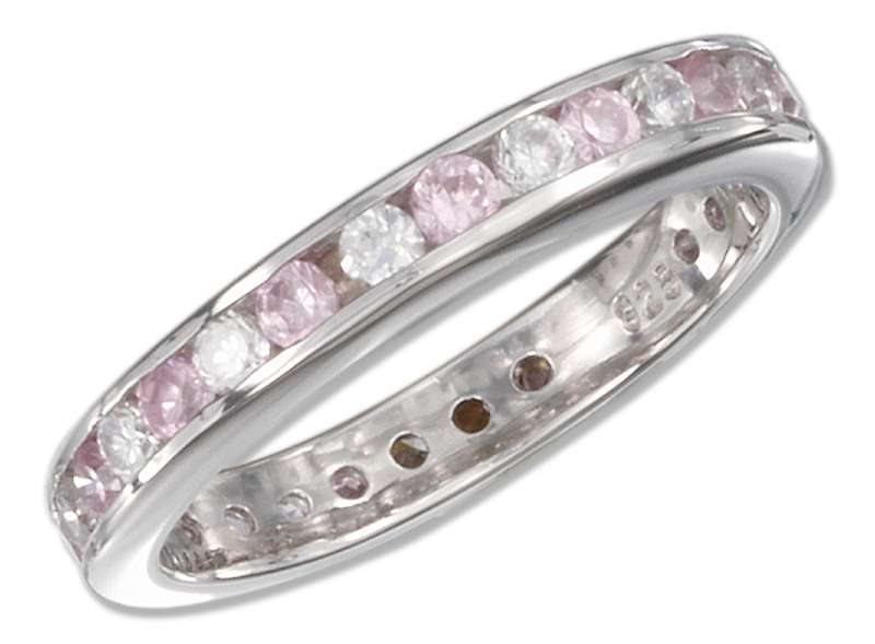 October Birthstone Eternity Ring October Birthstone Eternity Ring