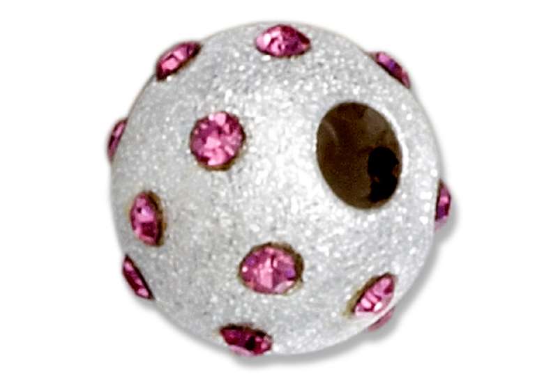 October Birthstone Spacer Bead Slide Pendant